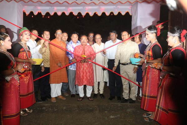 বৈসু, সাংগ্রাই ও বিজু-২০১৯ উদযাপন এ প্রধান অতিথি উদ্ধোধন করছেন